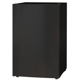 4.5 Cu.Ft Mini Freezer for Dorm, Single Door Refrigerator with Freezer, Adjustable Thermostat, Black