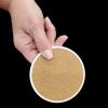 Pit Bull Terrier Luau Large Sandstone Coasters Pack of 4 Absorbent Round Coasters Decor Gifts for Men or Women, 4 in, Multicolor